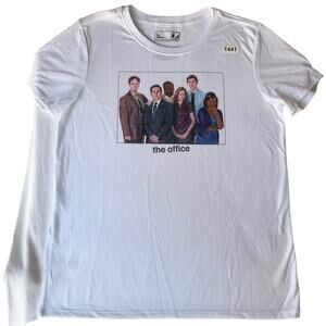 The Office Men’s Short sleeve T-shirt size L, White, The Office Show